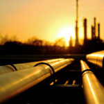 Golden piles going to oil refinery